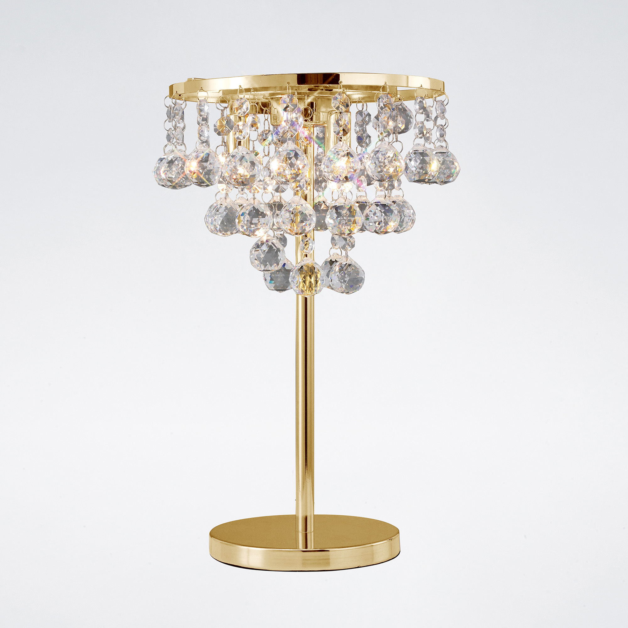 Atla Crystal Table Lamps Diyas Designer Table Lamps